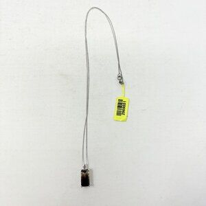 Shop LC Amz Quartz Platinum Over Sterling Silver Pendant With Chain 5452